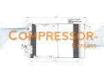 Condenser Opel-Vauxhall-Condenser-CO290