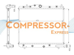 Vauxhall-Radiator-RA829