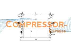 Opel-Vauxhall-Radiator-RA844